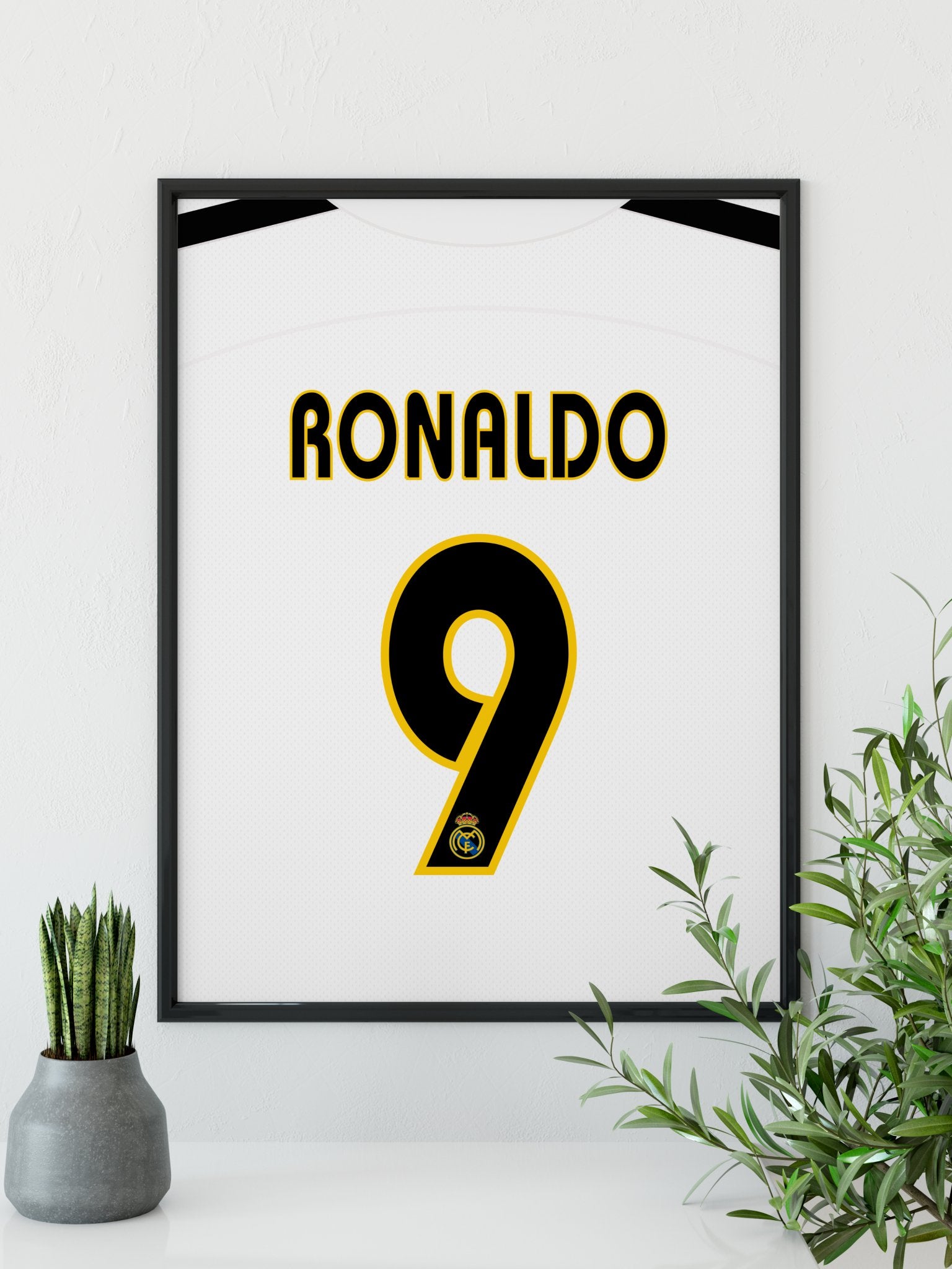 Ronaldo (R9) - Real Madrid plakat - Retroshirts.dk